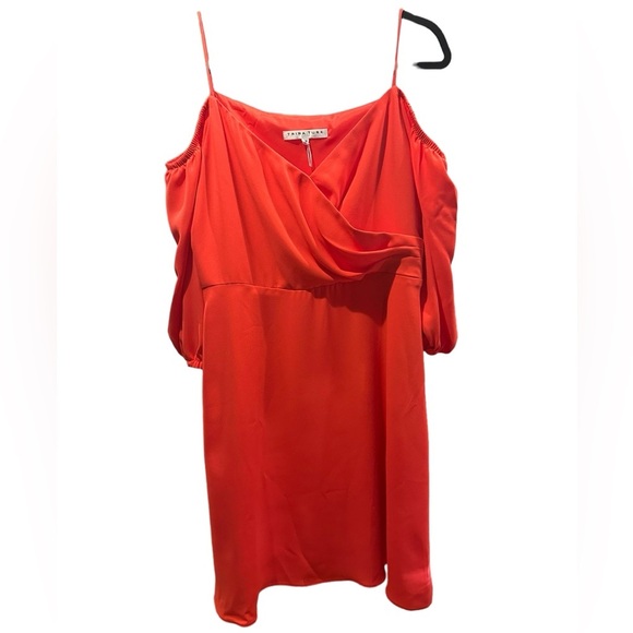Trina Turk Sonora Sunrise Cold-Shoulder Dress size 12 - Picture 3 of 13